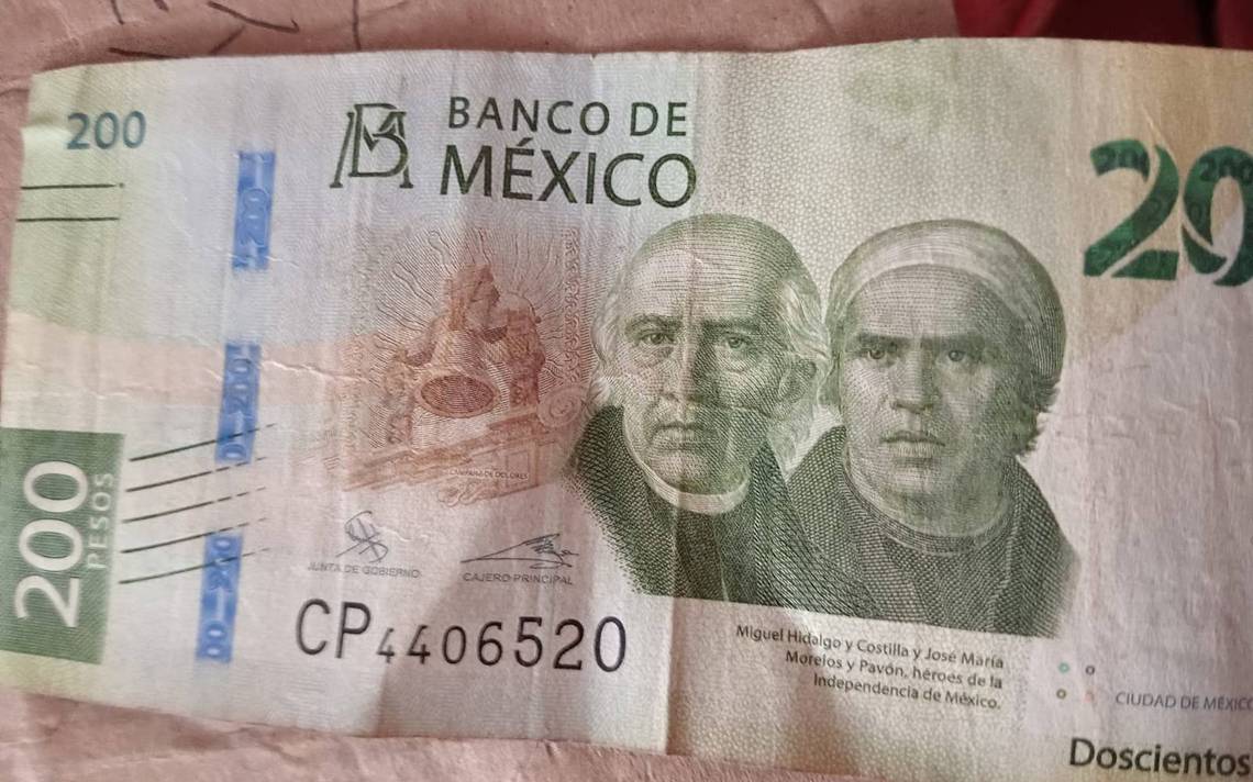 En 2017 circularon 112 millones de pesos en billetes falsos en México, el  billete de 200 pesos el más falsificado