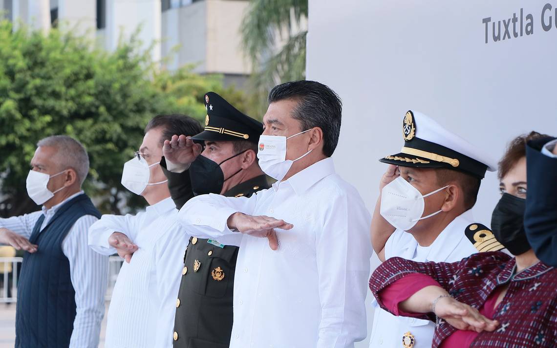 Participa Rec En Ceremonia De Honores A La Bandera En La Plaza Central De Tuxtla Gutiérrez El 4515