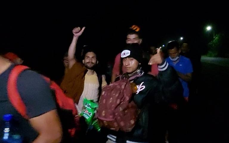 De ltima hora migrantes salen en caravana de Tapachula Diario