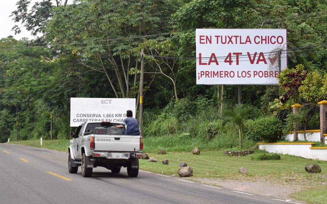 Aparecen anuncios de la 4T en Tuxtla Chico; violarían ley electoral -  Diario del Sur | Noticias Locales, Policiacas, sobre México, Chiapas y el  Mundo