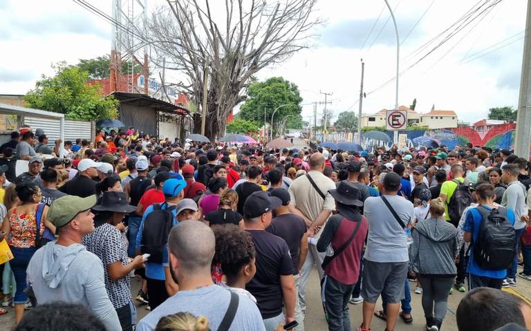 caravana migrante ante nula respuesta de autoridades en Tapachula